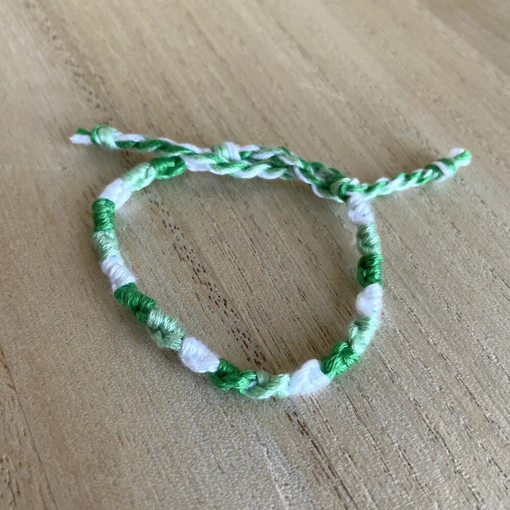 Charis Bracelet, anklet, trendy, comfortable, tie, embroidery thread, woven, gif